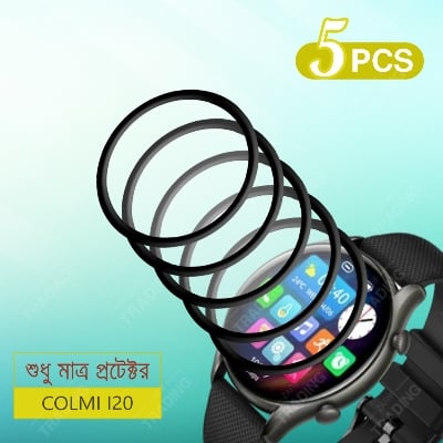 Picture of Colmi i20 Smart Watch PMMA Full Coverage Screen Protector (5 pcs)