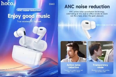 Picture of Hoco EW63 ANC True Wireless Bluetooth Earbuds -White