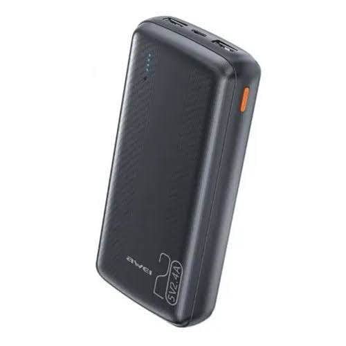 Picture of Awei P19K 20000mAh 2.4A Slim Powerbank -Black