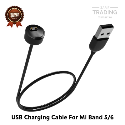 Picture of Mi Band 6 Xiaomi Band 6 Mi Band 5 Xiaomi band 5 Magnetic Charging Cable High Quality USB Charger Cable USB Charging Cable Dock Bracelet Charger for Mi Band 6 Xiaomi Band 6 Mi Band 5 Xiaomi band 5 Fit Smart Watch (Black)