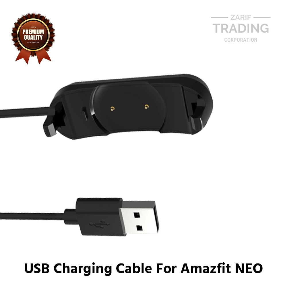 Picture of Amazfit NEO Magnetic Charging Cable High Quality USB Charger Cable USB Charging Cable Dock Bracelet Charger for Amazfit NEO Smart Watch (Black)