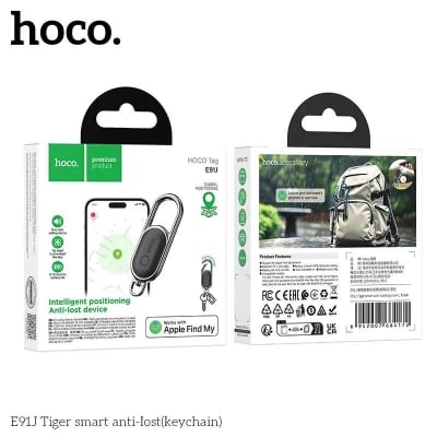 Picture of HOCO E91J Smart Anti-lost Device Keychain -Black