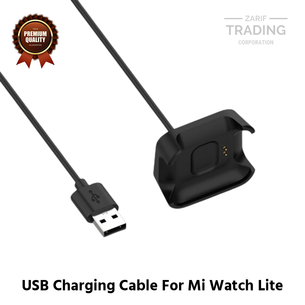 Picture of Xiaomi Mi Watch Lite Magnetic Charging Cable High Quality USB Charger Cable USB Charging Cable Dock Bracelet Charger for Xiaomi Mi Watch Lite Smart Watch (Black)