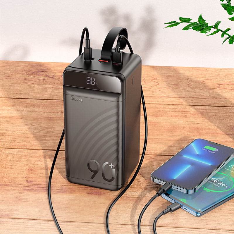 Picture of HOCO J123D 90000mAh Power Bank 22.5W Fast Charging -Black