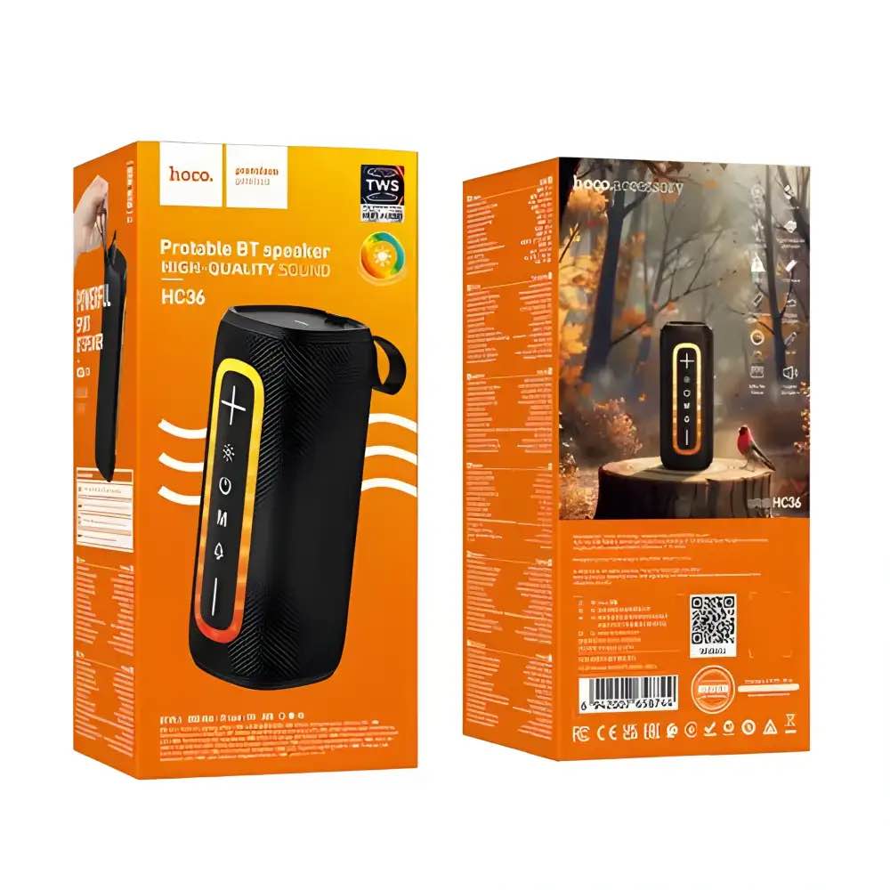 Picture of Hoco HC36 Bluetooth 5.4 portable Speaker -Black