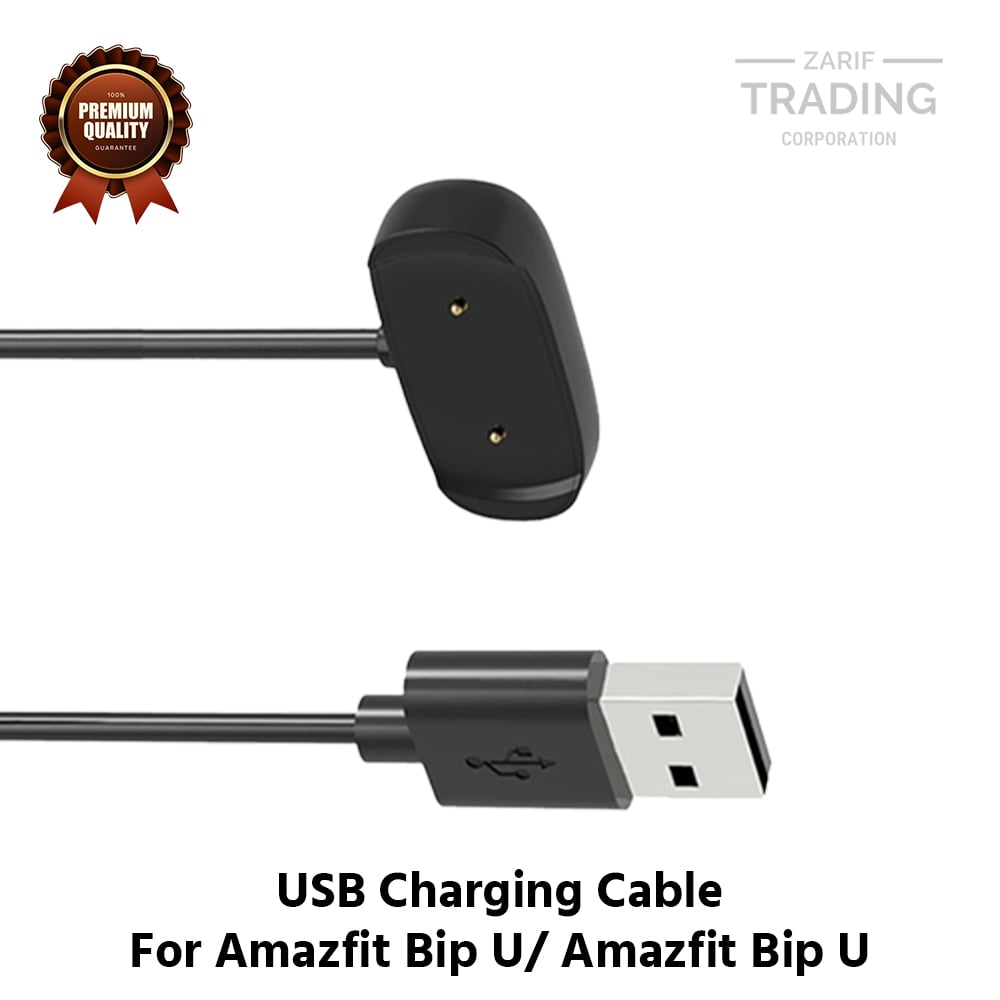 Picture of Amazfit Bip U Pro Amazfit Bip U Magnetic Charging Cable High Quality USB Charger Cable USB Charging Cable Dock Bracelet Charger for Amazfit Bip U Pro Amazfit Bip U Smart Watch (Black)