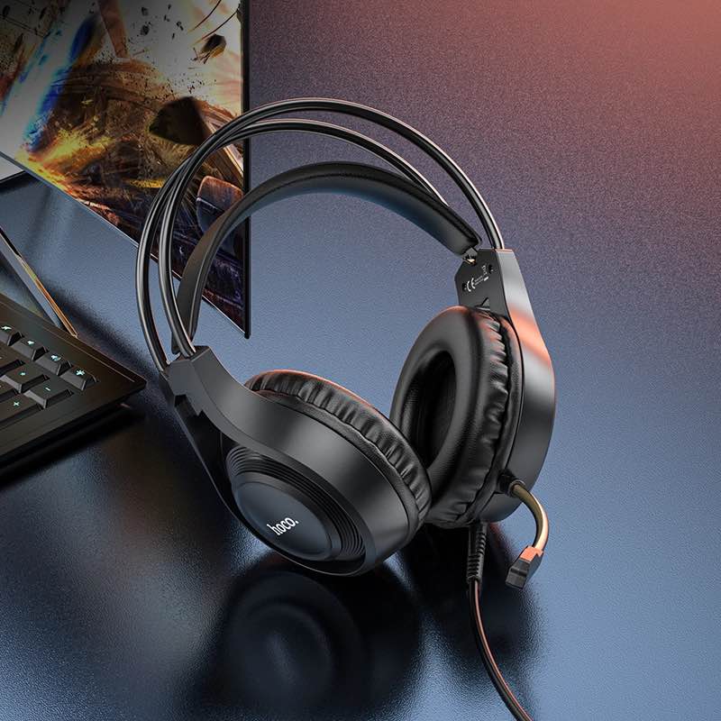 Picture of Hoco W106 Tiger Gaming Headphone -Black