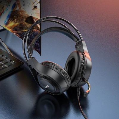 Picture of Hoco W106 Tiger Gaming Headphone -Black