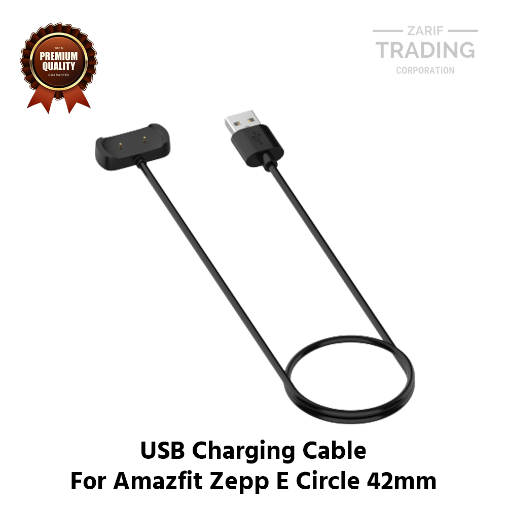 Picture of Amazfit Zepp E Circle Magnetic Charging Cable High Quality USB Charger Cable USB Charging Cable Dock Bracelet Charger for Amazfit Zepp E Circle Smart Watch (Black)