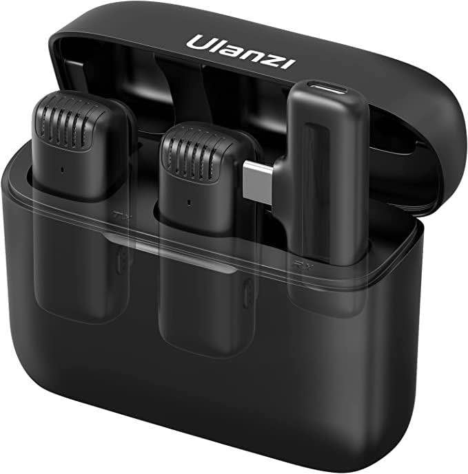 Picture of Ulanzi J12 Wireless Lavalier Microphone Type-C Edition -Black