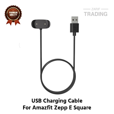 Picture of Amazfit Zepp E Square Magnetic Charging Cable High Quality USB Charger Cable USB Charging Cable Dock Bracelet Charger for Amazfit Zepp E Square Smart Watch (Black)