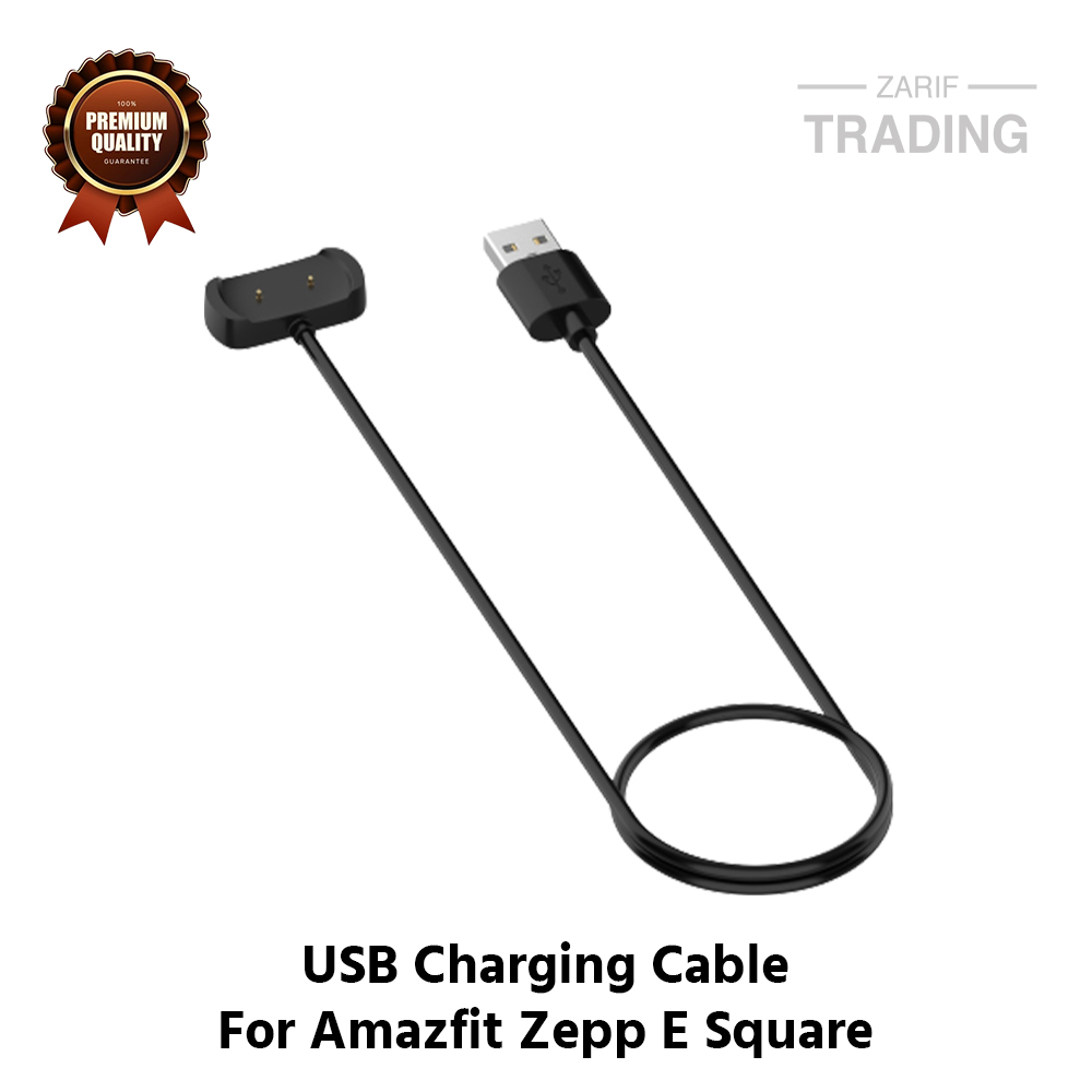 Picture of Amazfit Zepp E Square Magnetic Charging Cable High Quality USB Charger Cable USB Charging Cable Dock Bracelet Charger for Amazfit Zepp E Square Smart Watch (Black)