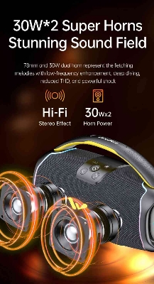 Picture of Awei KA16 Wireless 60W Bluetooth Speaker -Black