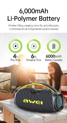 Picture of Awei KA16 Wireless 60W Bluetooth Speaker -Black