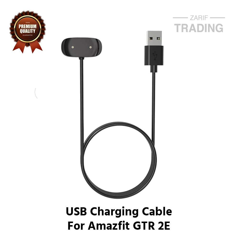 Picture of Amazfit GTR 2E Magnetic Charging Cable High Quality USB Charger Cable USB Charging Cable Dock Bracelet Charger for Amazfit GTR 2E Smart Watch (Black)