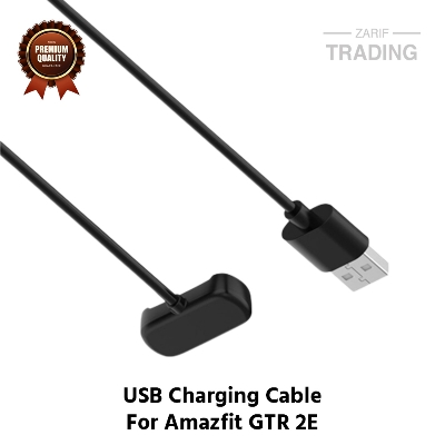 Picture of Amazfit GTR 2E Magnetic Charging Cable High Quality USB Charger Cable USB Charging Cable Dock Bracelet Charger for Amazfit GTR 2E Smart Watch (Black)