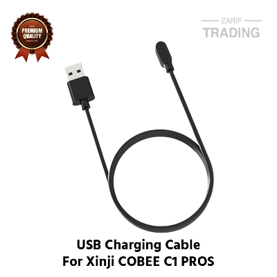 Picture of Xinji Cobee C1 Pors Magnetic Charging Cable High Quality USB Charger Cable USB Charging Cable Dock Bracelet Charger for Xinji Cobee C1 Pors Smart Watch (Black)