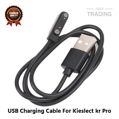 Picture of Kieslect kr Pro Magnetic Charging Cable High Quality USB Charger Cable USB Charging Cable Dock Bracelet Charger for Kieslect Kr Pro Smart Watch (Black)