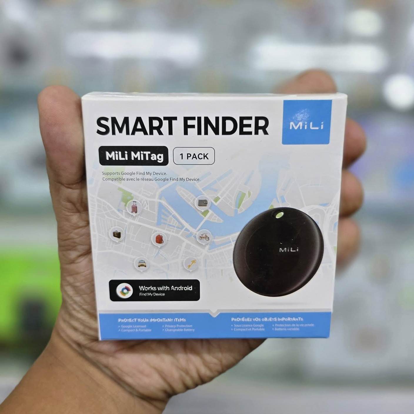 Picture of MiLi MiTag Go Android Location Tracker Device -Black