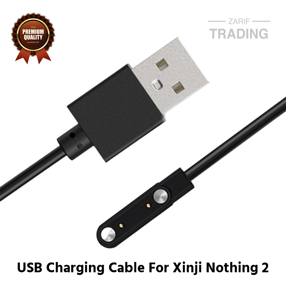 Picture of Xinji Nothing 2 Magnetic Charging Cable High Quality USB Charger Cable USB Charging Cable Dock Bracelet Charger for Xinji Nothing 2 Smart Watch (Black)
