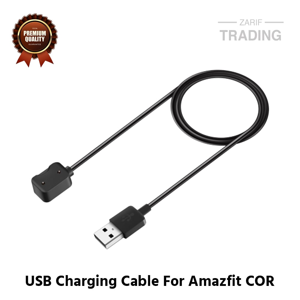 Picture of Amazfit COR Magnetic Charging Cable High Quality USB Charger Cable USB Charging Cable Dock Bracelet Charger for Xiaomi Amazfit COR Smart Watch (Black)