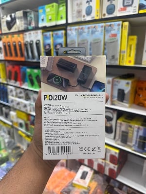 Picture of MKB Pk62 Comes With Dual Cables 20000mah 22.5w power bank -Black