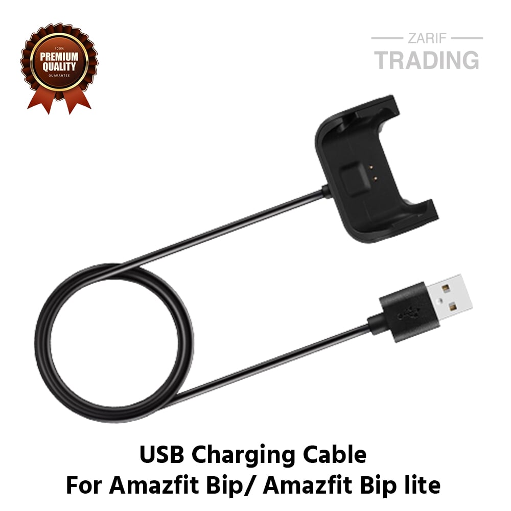 Picture of Amazfit Bip Amazfit Bip Lite Magnetic Charging Cable High Quality USB Charger Cable USB Charging Cable Dock Bracelet Charger for Xiaomi Amazfit Bip Amazfit Bip Lite Smart Watch (Black)