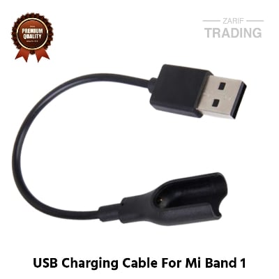 Picture of Mi Band 1 Magnetic Charging Cable High Quality USB Charger Cable USB Charging Cable Dock Bracelet Charger for Xiaomi Mi Band 1 Smart Band (Black)