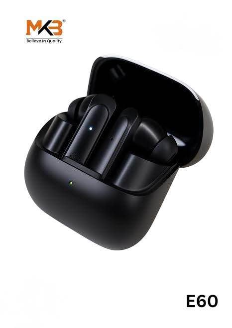 Picture of MKB E60 TRUE WIRELESS Sports Earbuds -Black
