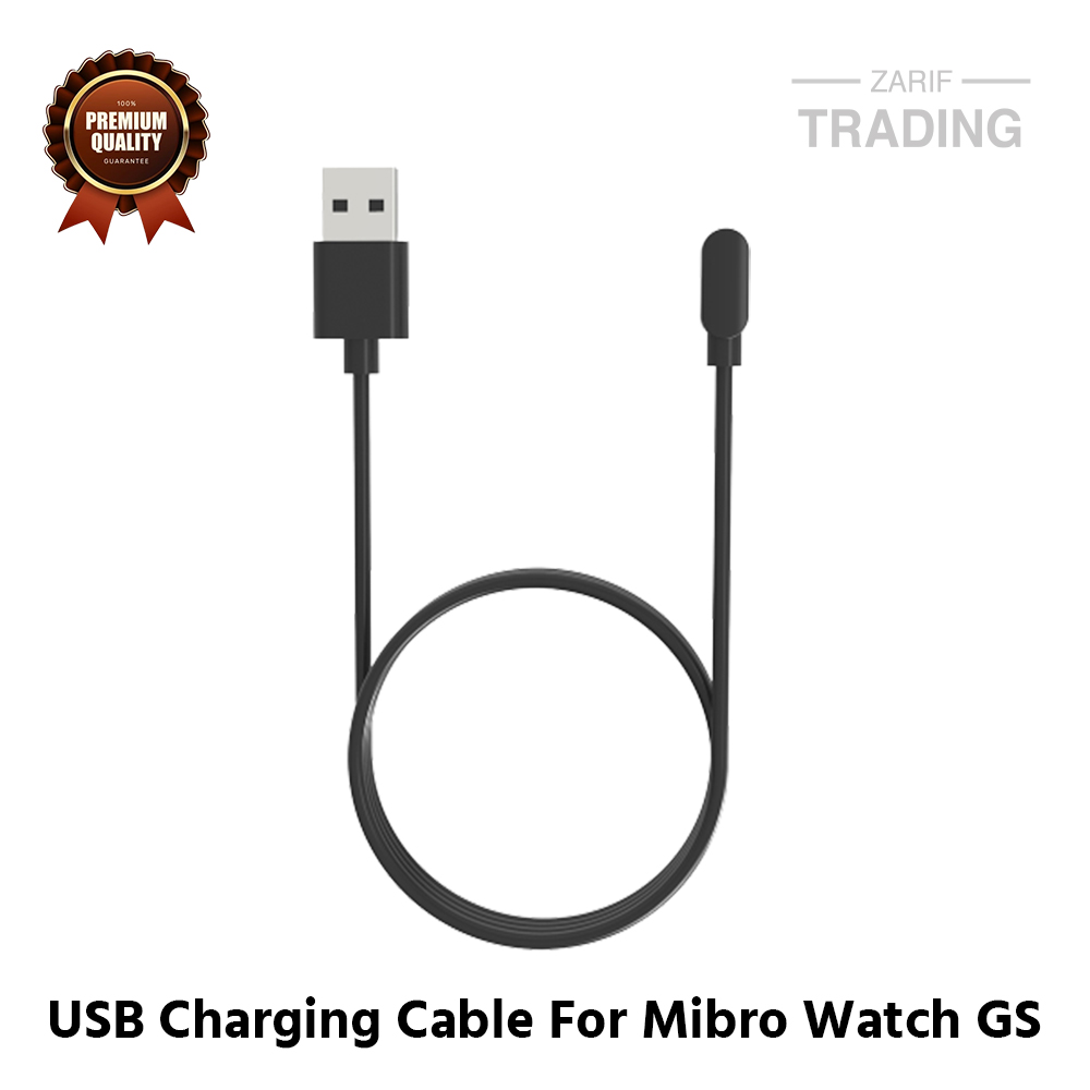 Picture of Mibro Watch GS Magnetic Charging Cable High Quality USB Charger Cable USB Charging Cable Dock Bracelet Charger for Mibro Watch GS Smart Watch (Black)