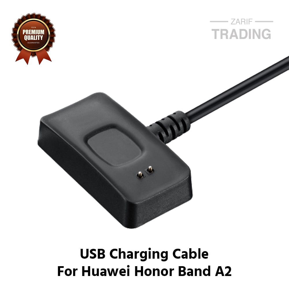 Picture of Huawei Honor Band A2 Charging Cable High Quality USB Charger Cable USB Charging Cable Dock Bracelet Charger For Huawei Honor Band A2 Smart Watch (Black)