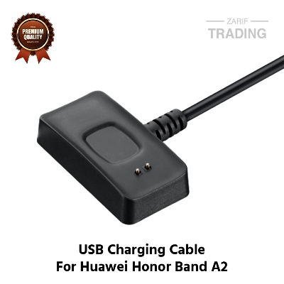 Picture of Huawei Honor Band A2 Charging Cable High Quality USB Charger Cable USB Charging Cable Dock Bracelet Charger For Huawei Honor Band A2 Smart Watch (Black)