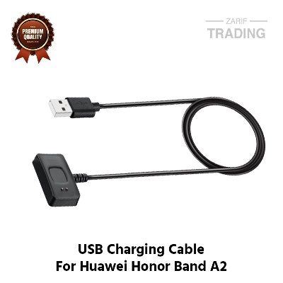 Picture of Huawei Honor Band A2 Charging Cable High Quality USB Charger Cable USB Charging Cable Dock Bracelet Charger For Huawei Honor Band A2 Smart Watch (Black)