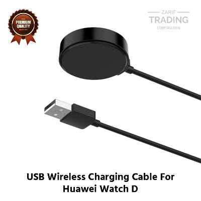 Picture of Huawei Watch D Wireless Charging Cable High Quality USB Charger Cable USB Charging Cable Dock Bracelet Charger For Huawei Watch D Smart Watch (Black)