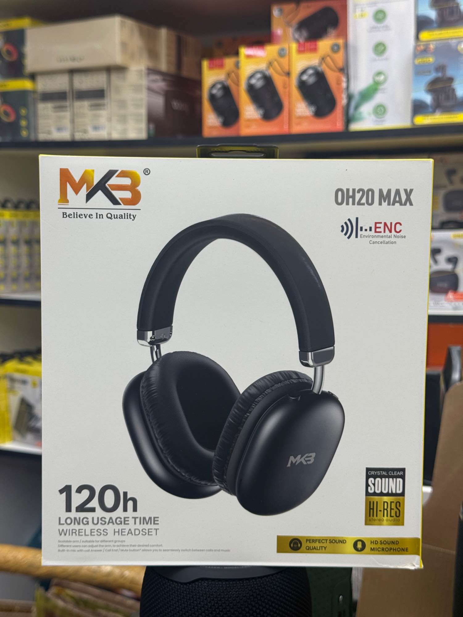 Picture of MKB OH20 Max Wireless Headphone -Black
