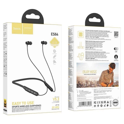 Picture of Hoco ES64 Neckband Wireless Earphone -Black