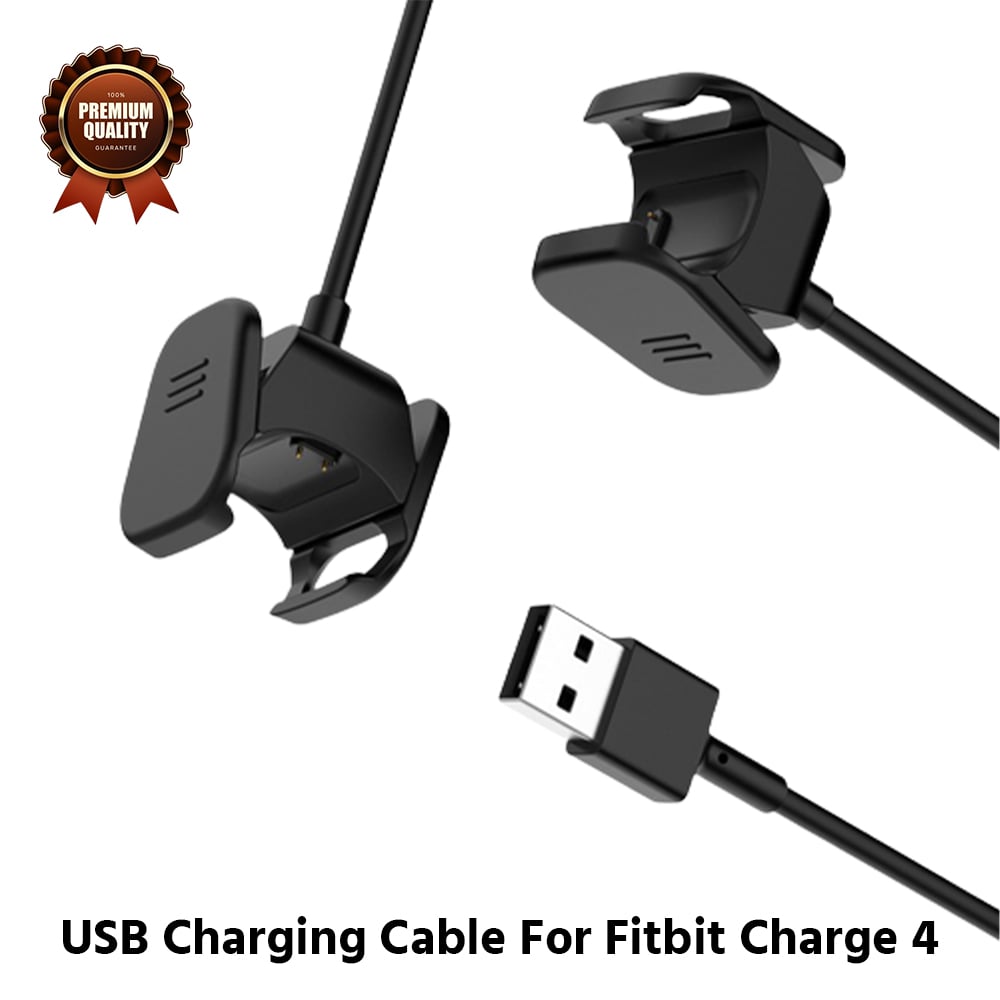 Picture of Fitbit Charge 4 High Quality USB Charger Cable USB Charging Cable Dock Bracelet Charger For Fitbit Charge 4 Smart Watch (Black)