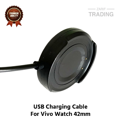 Picture of Vivo Watch 42mm Magnetic Charging Cable High Quality USB Charging Dock Bracelet Charger for Vivo Watch 42mm Smart Watch (Black)