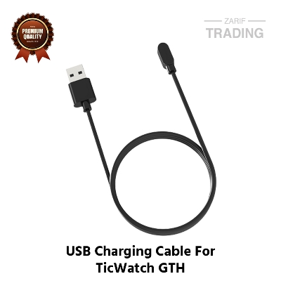 Picture of TicWatch GTH Magnetic Charging Cable High Quality USB Wireless Charging Dock Bracelet Charger For TicWatch GTH Smart Watch (Black)