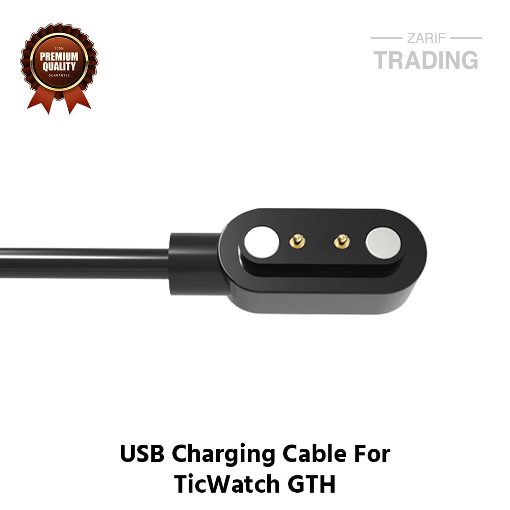 Picture of TicWatch GTH Magnetic Charging Cable High Quality USB Wireless Charging Dock Bracelet Charger For TicWatch GTH Smart Watch (Black)