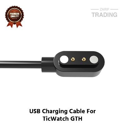Picture of TicWatch GTH Magnetic Charging Cable High Quality USB Wireless Charging Dock Bracelet Charger For TicWatch GTH Smart Watch (Black)