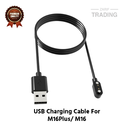 Picture of M16 Plus M16 Magnetic Charging Cable High Quality USB Wireless Charging Dock Bracelet Charger For M16 Plus M16 Smart Watch (Black)