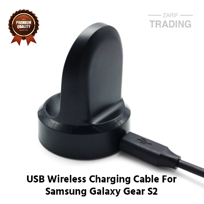 Picture of Samsung Galaxy Gear S2 Wireless Charging Cable High Quality USB Wireless Charging Dock Bracelet Charger For Samsung Galaxy Gear S2 Smart Watch (Black)