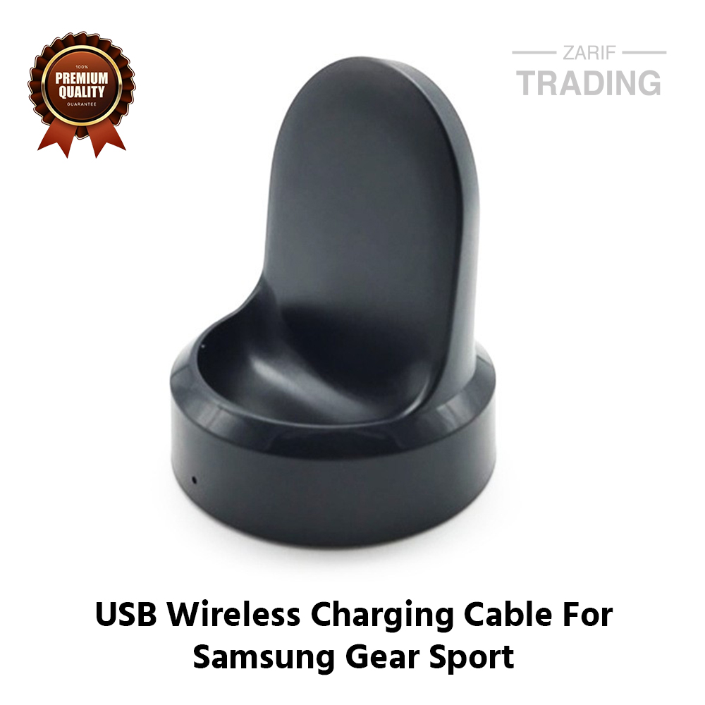 Picture of Samsung Gear Sport Wireless Charging Cable High Quality USB Wireless Charging Dock Bracelet Charger For Samsung Gear Sport Smart Watch (Black)
