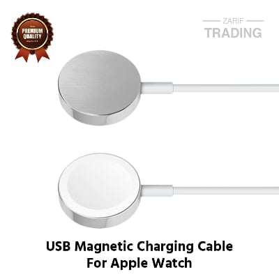 Picture of Apple Watch Series 8 7 6 5 4 3 2 Apple Watch Ultra Apple Watch SE Magnetic Charger  For Apple Watch (White)