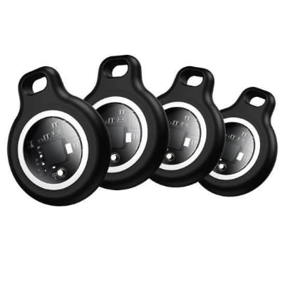 Picture of E91 Tiger smart positioning anti-loss device set (4 pieces) -Black