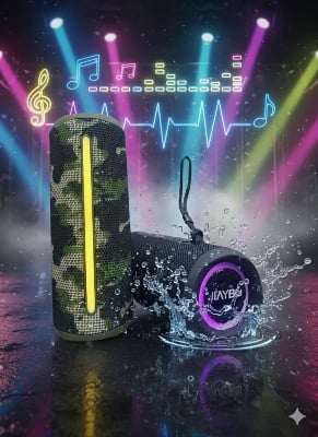 Picture of JIAYOU Sonic 7 Bluetooth Speaker – 30W Powerful Sound, 10-Hour Playtime, USB-C Charging