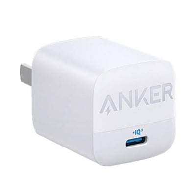 Picture of Anker 313 GaN 30W Foldable Charger USB C Power IQ 3.0 (White,Not Specified)