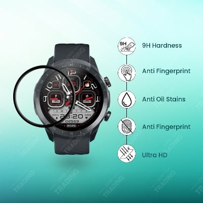Picture of Mibro A2  Smart Watch Full Coverage Plastic Screen Protector (3 Piece)