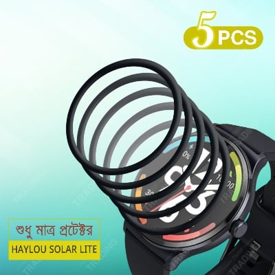 Picture of Haylou Solar Lite Smart Watch Full Coverage Plastic Screen Protector (5 pcs)